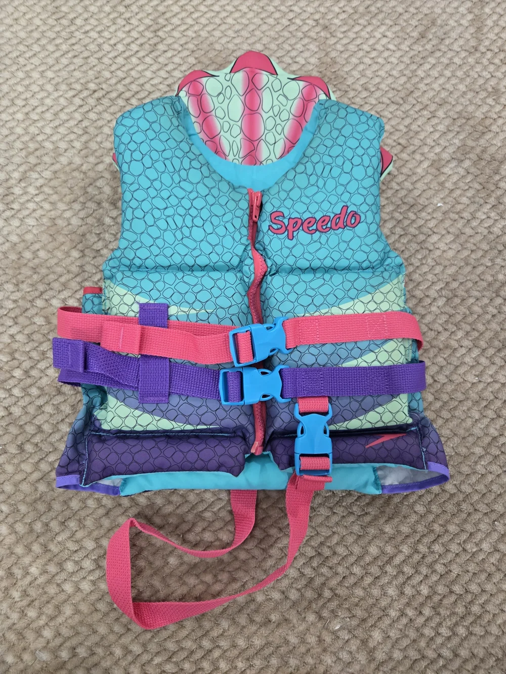 Speedo Kids Mermaid Life Jacket PFD 30-50 lbs
